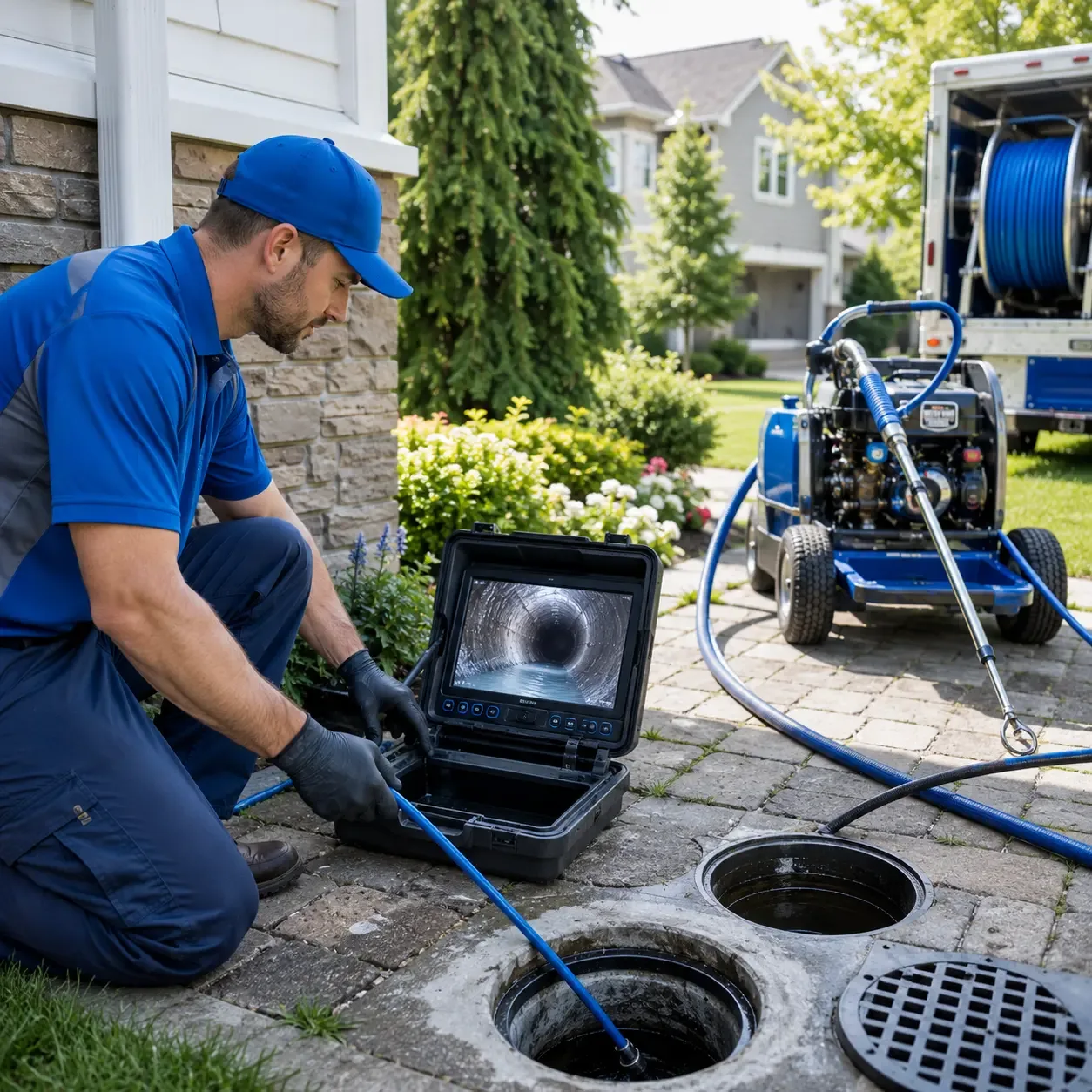 Outdoor drain cleaning professionals serving Hallsville, TX